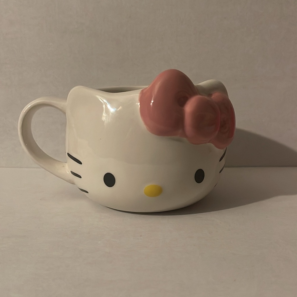Hello Kitty Pink Bow Ceramic 3D Sculpted Mug